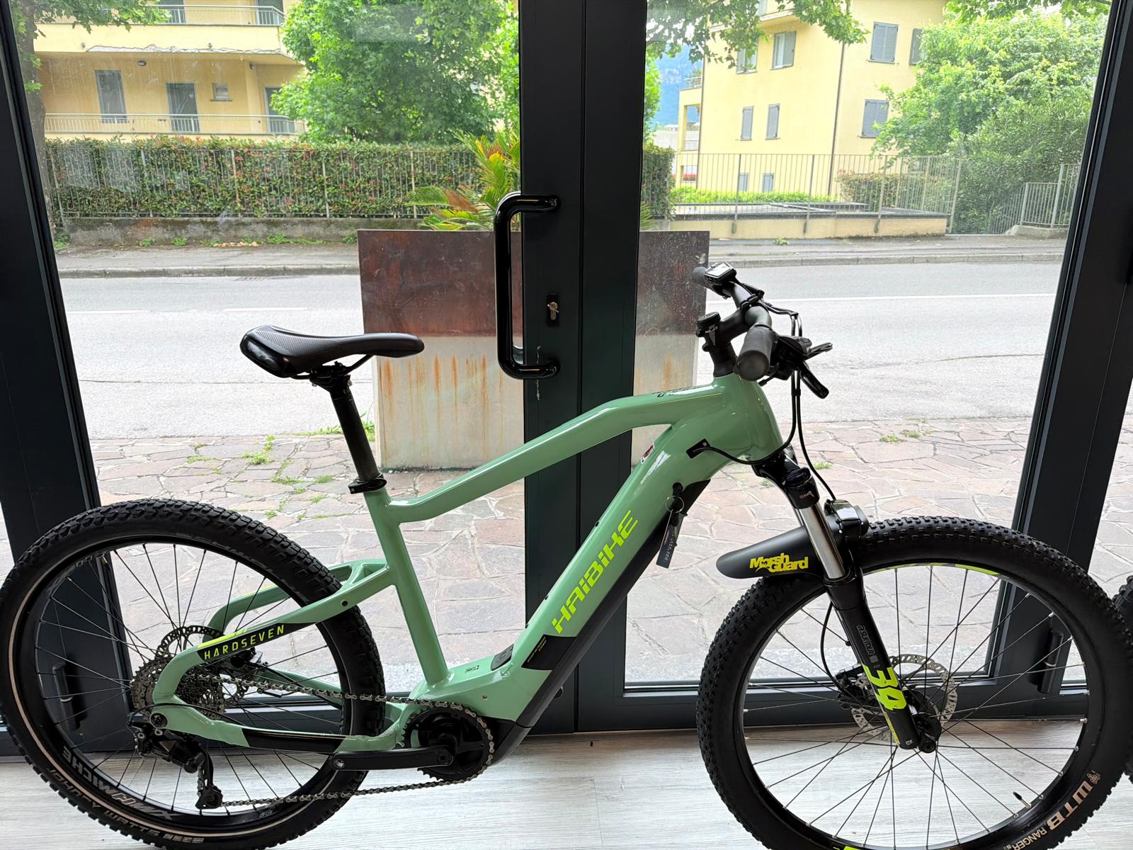 E-MTB front Haibike Hardseven taglia M solo 1300 KM