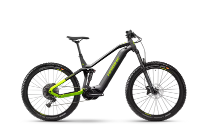 Salite e discese rapide? Nessun problema con la nostra HAIBIKE ALLTRAIL 9: una eFully al top che ti consente di scatenarti sui sentieri al massimo.