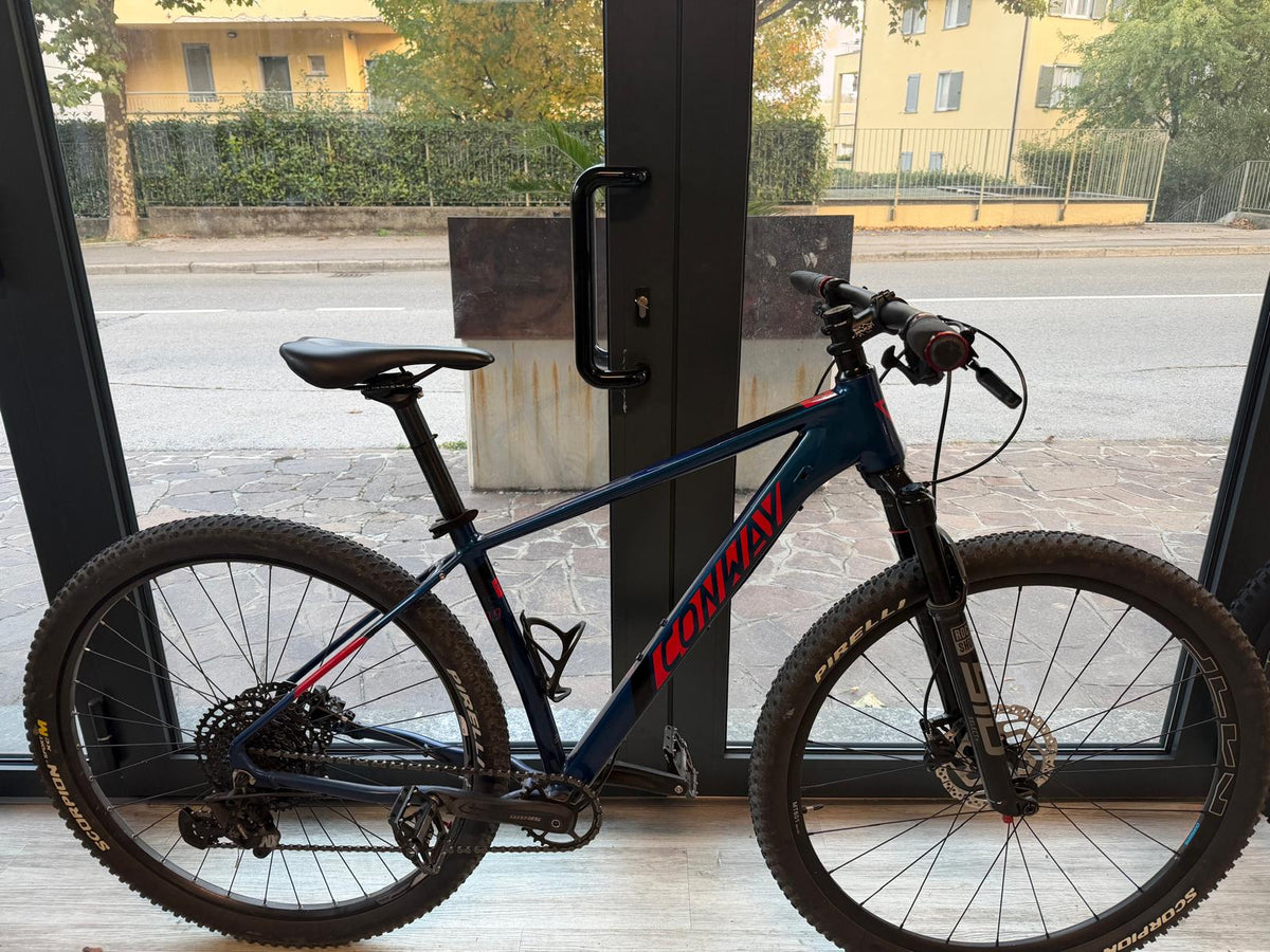 mountain bike front Conway MS 9.9 taglia M con upgrade