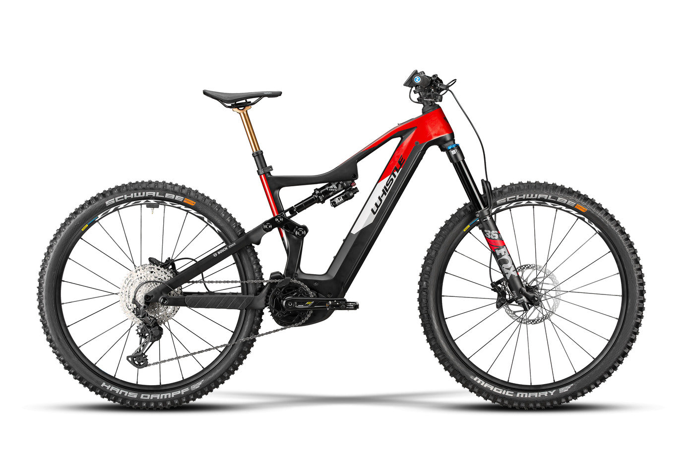 Whistle B-Rush C8.4 in carbonio  Bosch 5 Gen 800wh